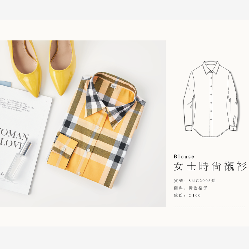 女长袖 普通衬衫SNC2008长~SNC2015长